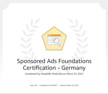 Amazon Ads Certificación